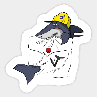 Shark in your pocket Sticker